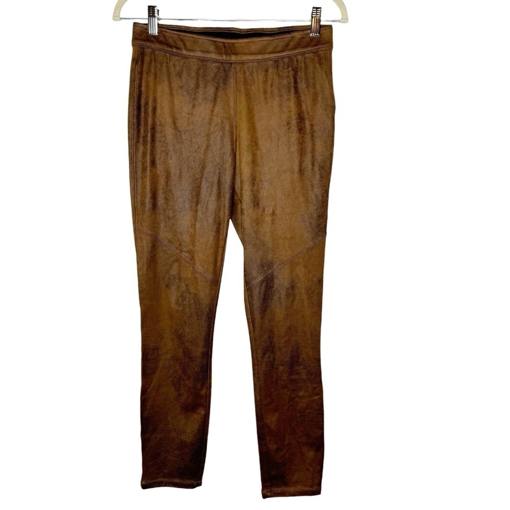 Free People Never Let You Go Faux Suede‎ Leggings in Brown 27